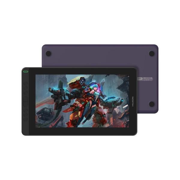 Tegneplade med skÃ¦rm HUION Kamvas 13 Violet - 13,3" Full HD, USB billede