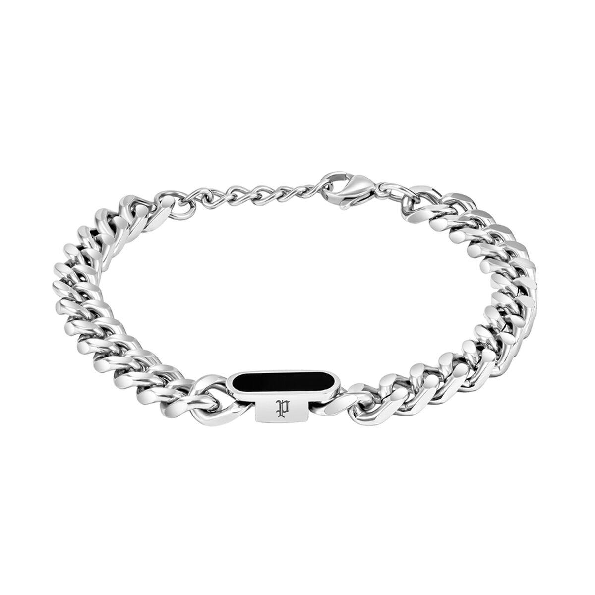 Armbånd mænd - Police sølvfarvet (PEAGB0079901) billede