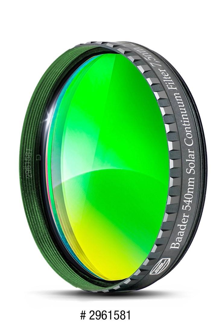 Linsefilter Baader Solar Continuum 7,5 nm - 2″ billede