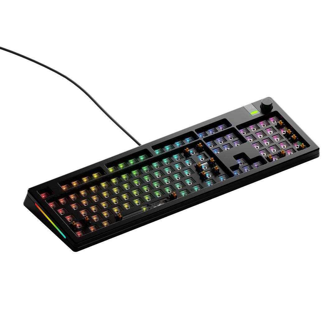 Gaming tastatur GLORIOUS GMMK 3 Pro 100% Barebones, kablet, sort (US/ANSI) billede