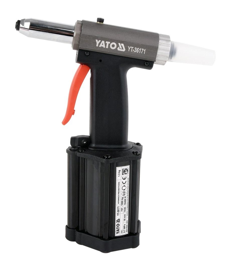 Nittepistol pneumatisk YATO 2,4-5,0 mm