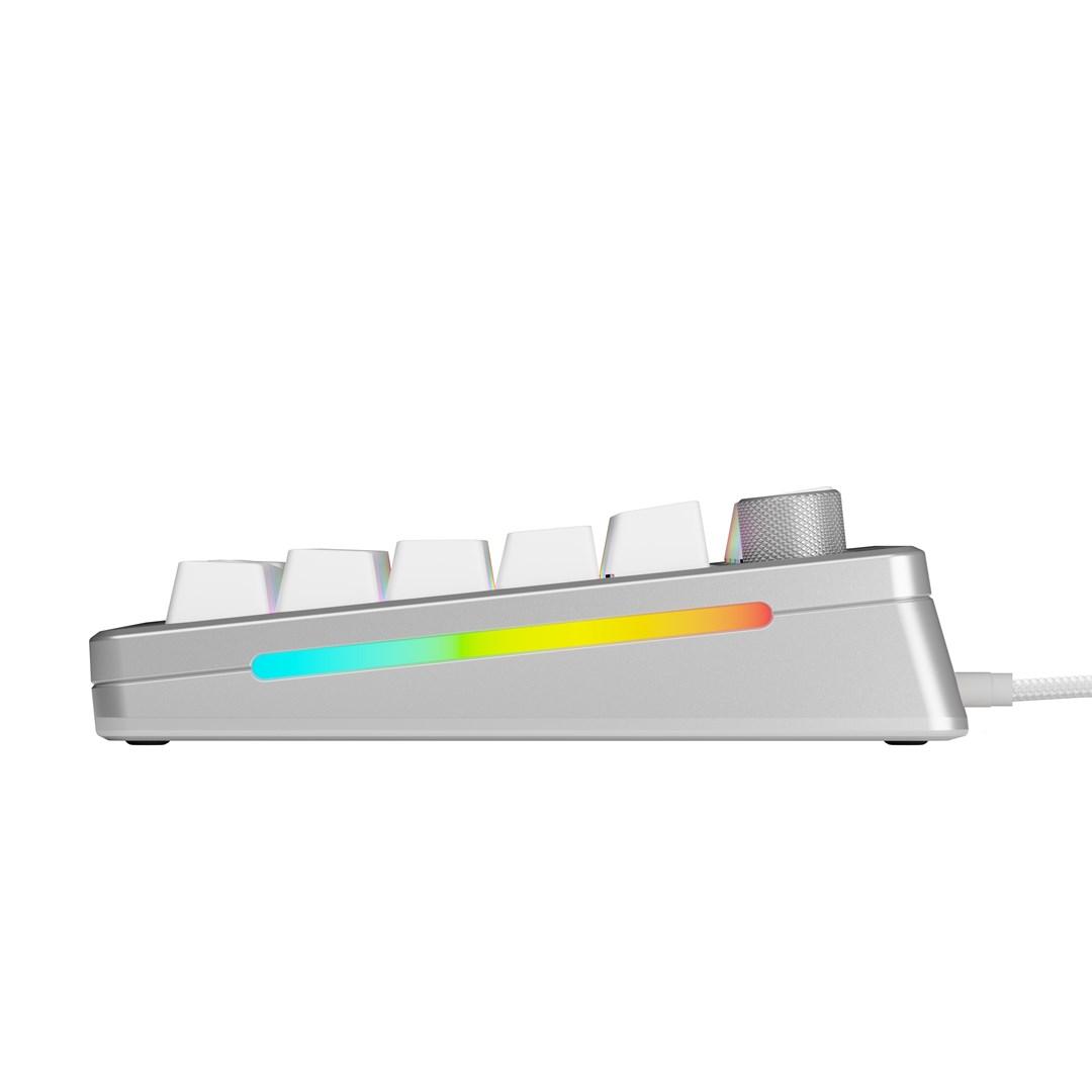 Tastatur til gaming GLORIOUS GMMK 3 PRO HE 75% kablet – sølv (US) billede
