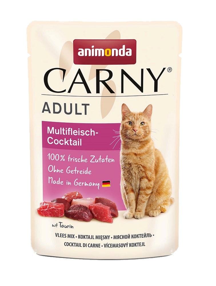 Vådfoder til kat – Animonda Carny Adult Multiflæsk-cocktail 85 g billede