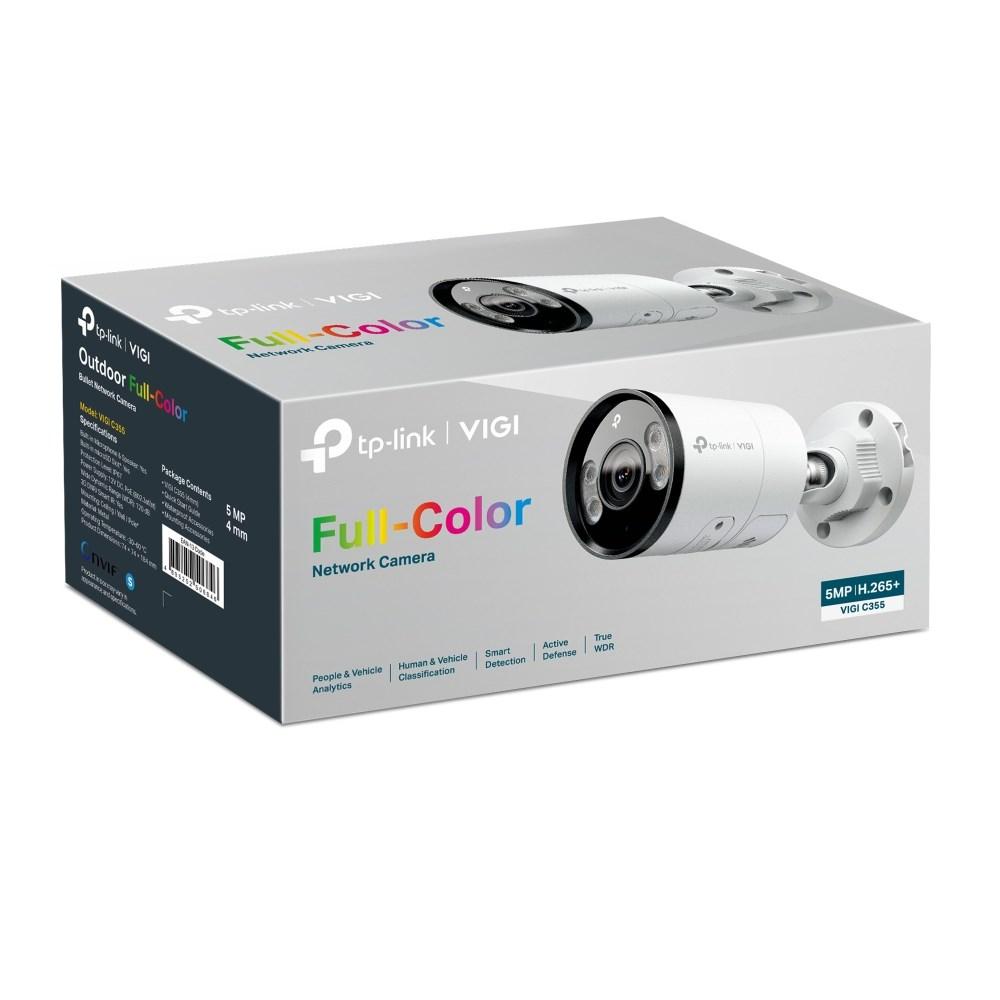 Overvågningskamera udendørs TP-Link VIGI C355 5 MP bullet, 6 mm, PoE/IP67 billede