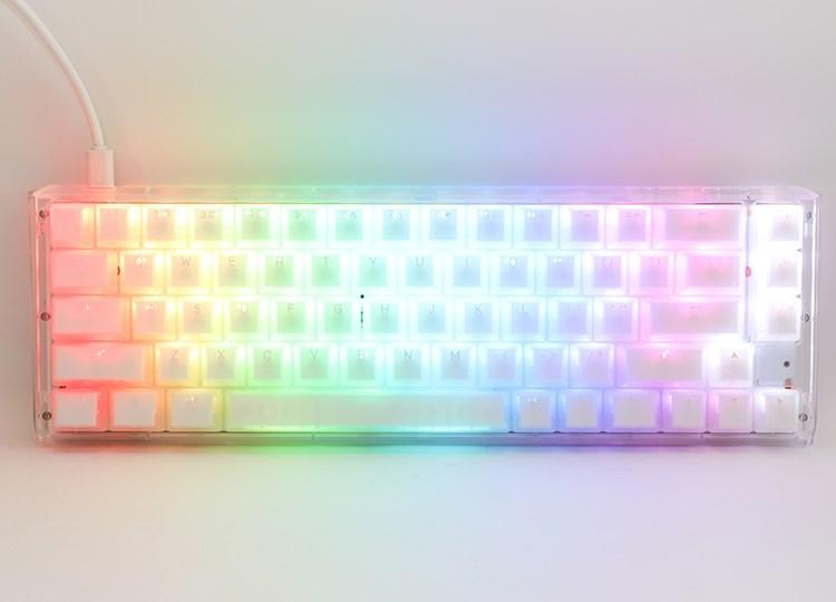 Tastatur gaming Ducky One 3 SF USB - Hvid billede