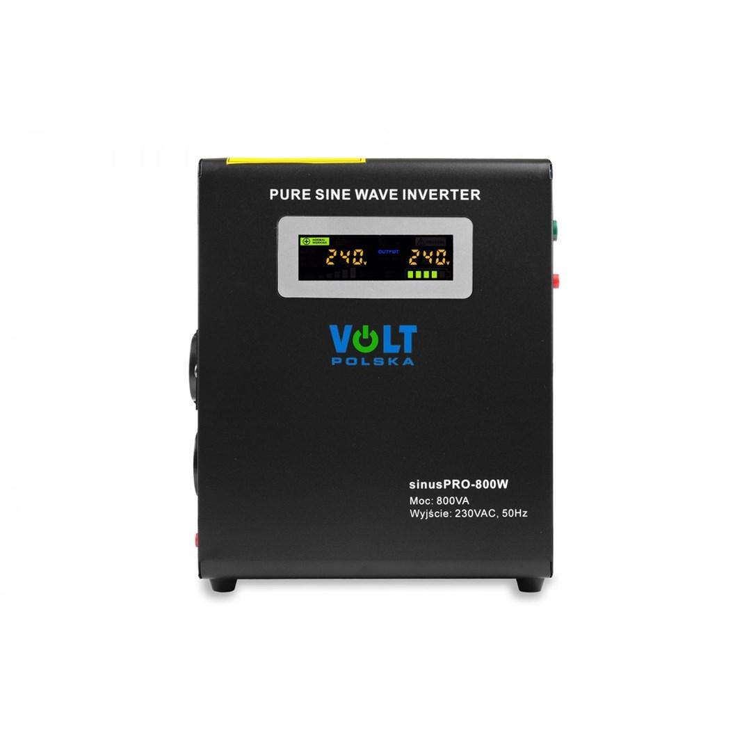 UPS nødstrømsforsyning Volt Polska SINUS PRO 800 W 12/230V (500/800 W) billede