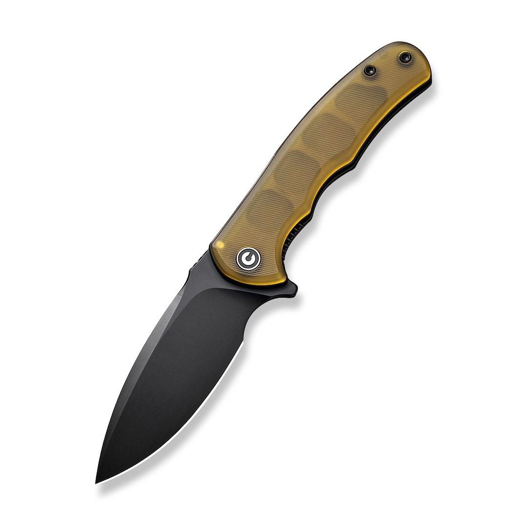 Foldekniv Civivi Mini Praxis – ravgul Ultem & sort billede