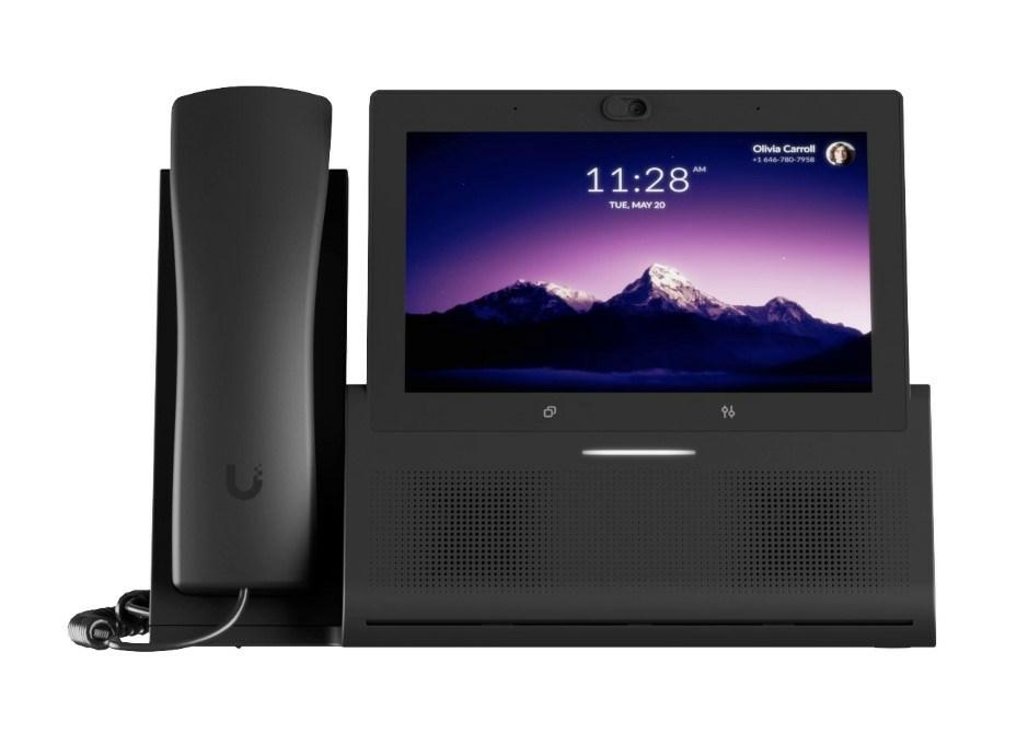 Bordtelefon med touchskærm - Ubiquiti Phone Touch Max, sort