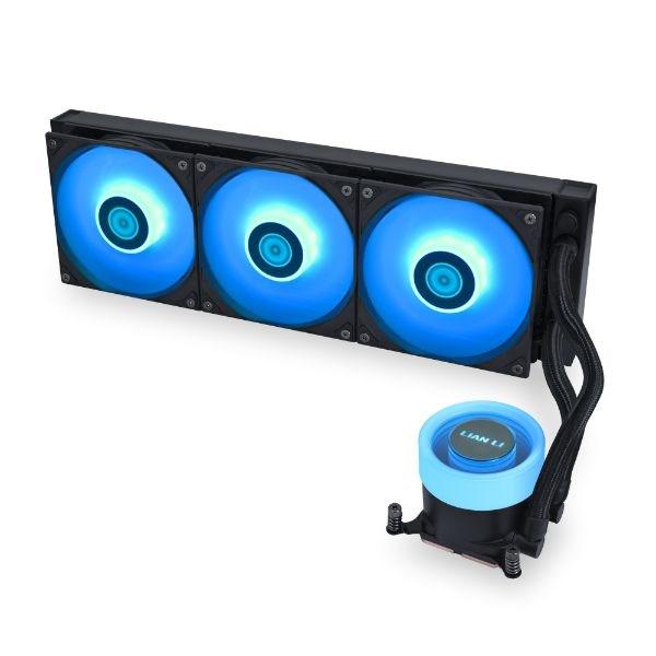 CPU vandkøler 360 mm – Lian Li GA II LITE, 3×120 mm, sort billede