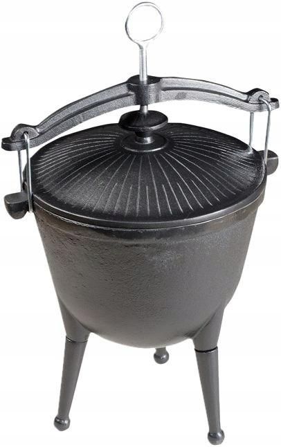 Kulgrill støbejernsgryde - MASTER GRILL jagtgryde MG629 billede