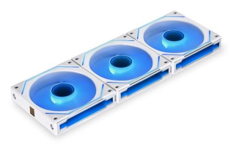 PC blæser - LIAN LI UNI FAN SL-INF 120 mm, hvid, 3-pack billede