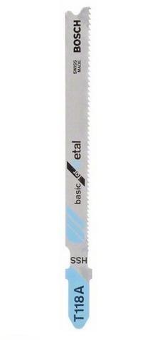 Stiksavklinge Bosch T118A HSS - 100 stk. billede