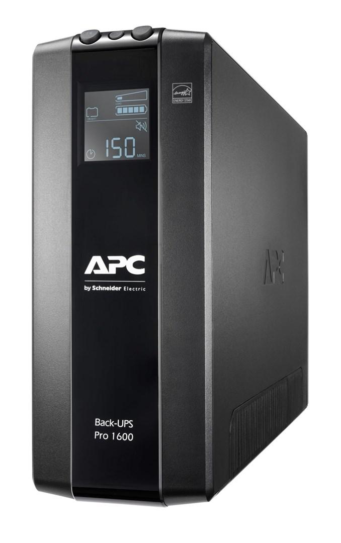 UPS strømbackup APC Back-UPS Pro 1600VA/960W, tårn, 230 V, 8x IEC C13, AVR, LCD