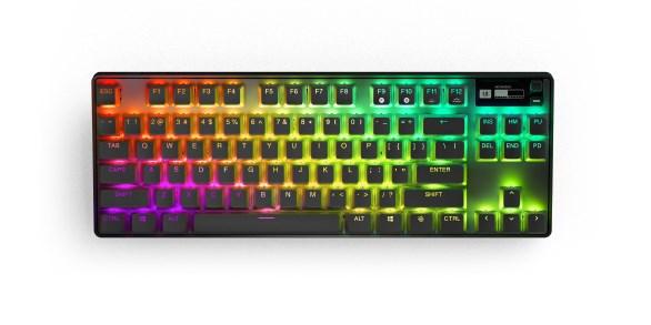 Gaming tastatur SteelSeries Apex Pro TKL (2023) – trådløst, RGB, sort, US