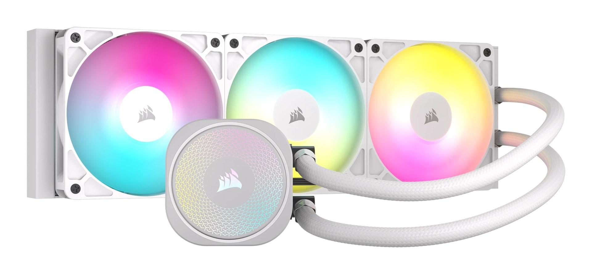 CPU vandkøler Corsair Nautilus 360 RS ARGB - hvid