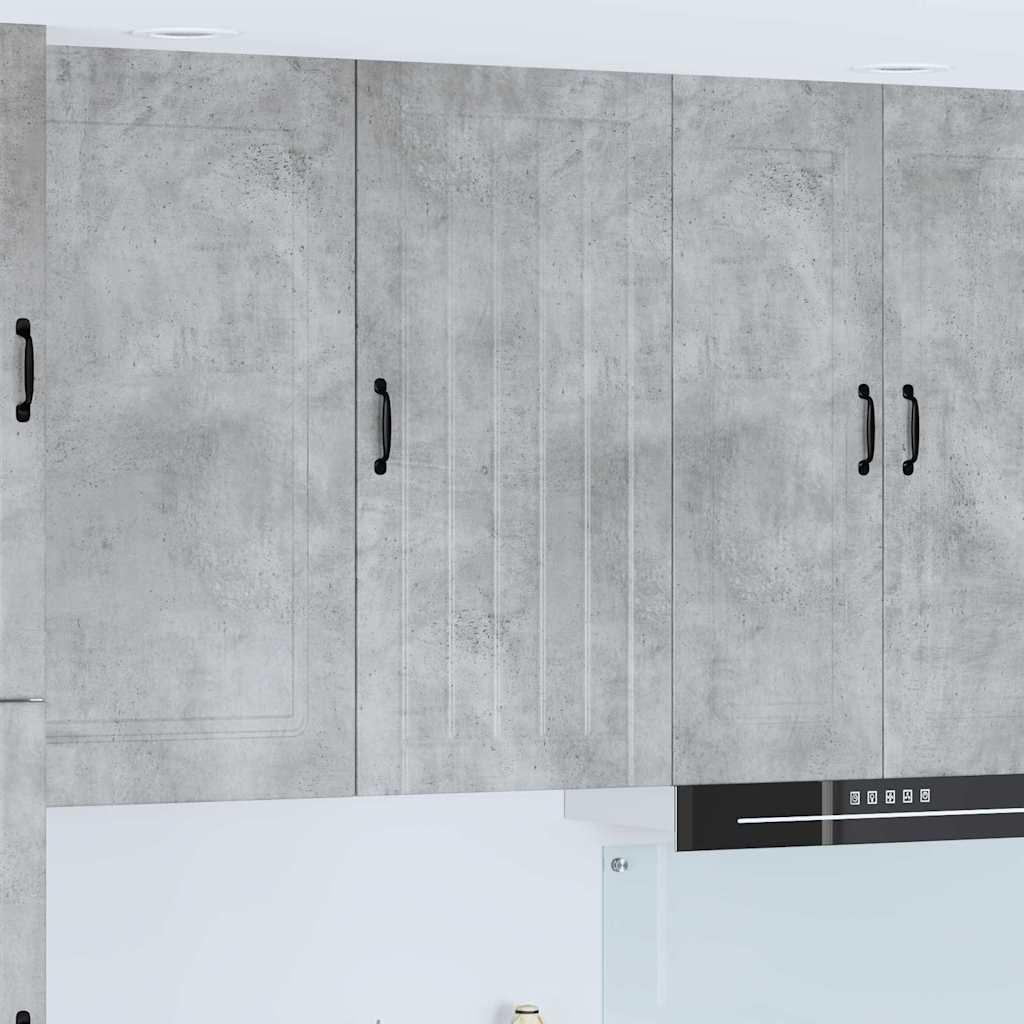Vægskab til køkken Beton Grå 50 x 31 x 100 cm Konstrueret træ billede