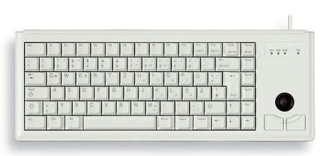Tastatur Cherry G84-4400 med trackball, PS/2, QWERTY US, grå billede