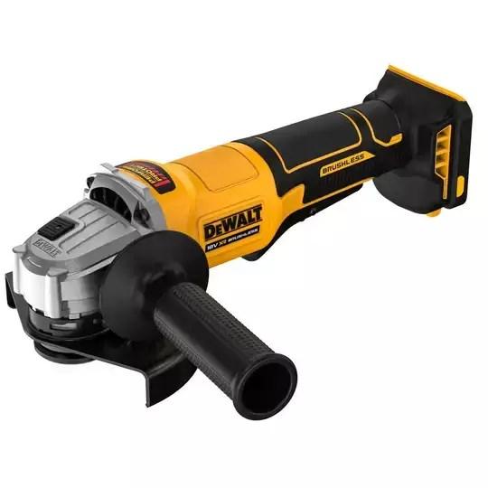 Vinkelsliber 18 V XR 125 mm - DeWALT (kun maskine, karton) billede