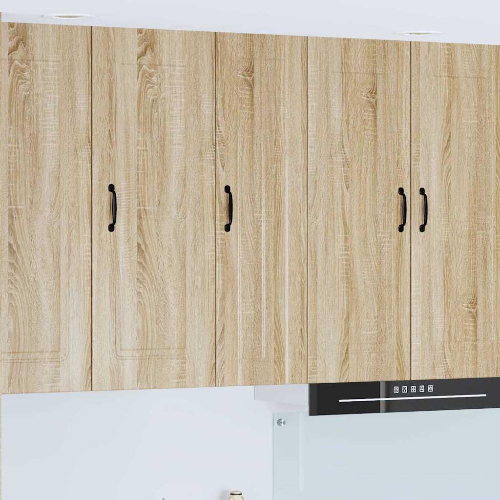 Vægskab til køkken Sonoma eg 30 x 31 x 100 cm Konstrueret træ billede