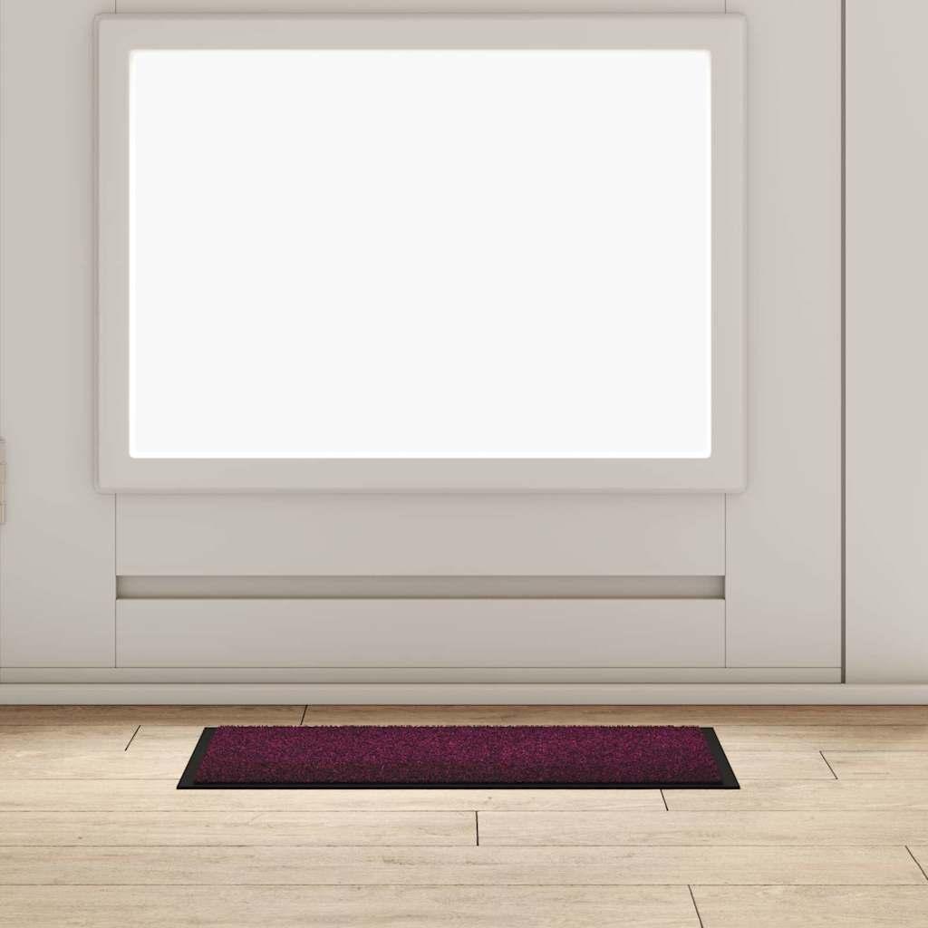 Dørmåtte Bordeaux 40 x 60 cm Teddy Stof billede