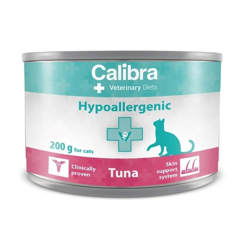 Vådfoder til kat – Calibra Veterinary Diets Hypoallergenic, tun, 200 g billede