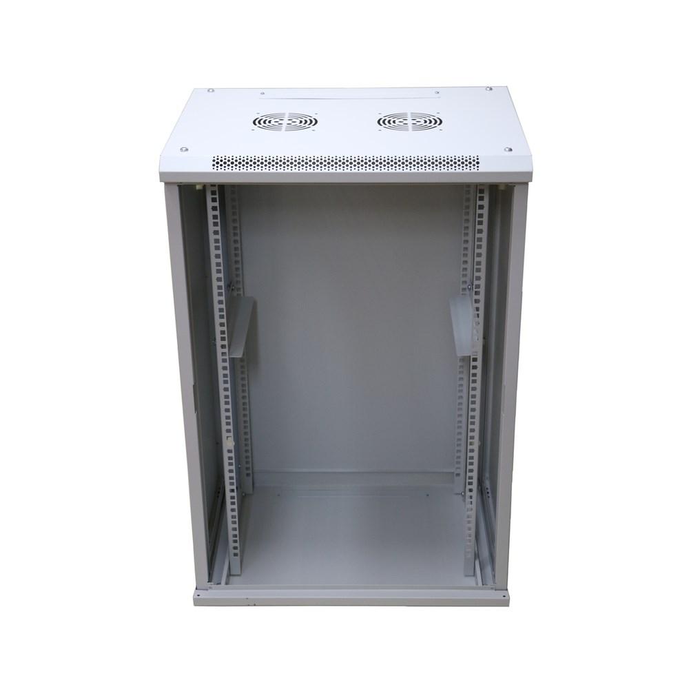 Vægmonteret rackskab 15U 600×450 grå - Extralink billede