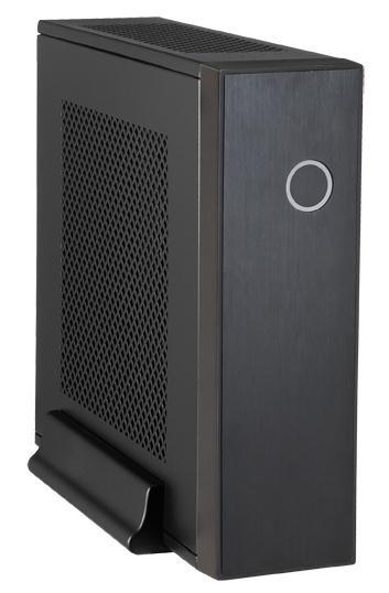 PC kabinet Mini-ITX – Chieftec IX-03B, sort, 85 W PSU billede