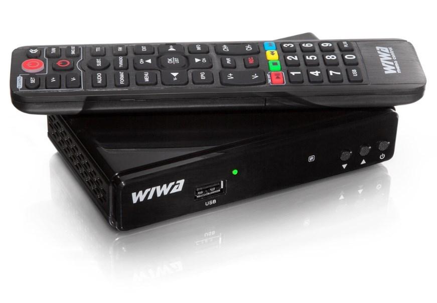 DVB-T2 tuner WIWA H.265 Lite - digital radiotuner med HDMI/SCART billede