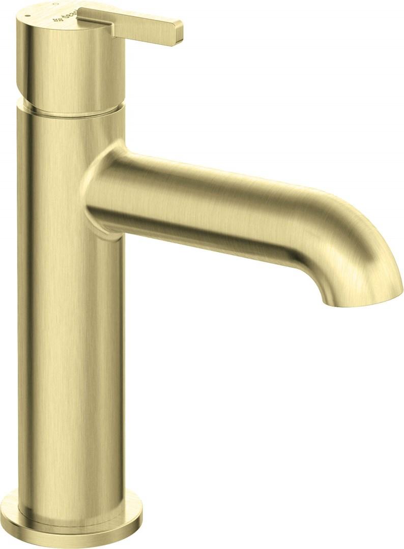Vandhane til håndvask - deante - messing/guld look billede