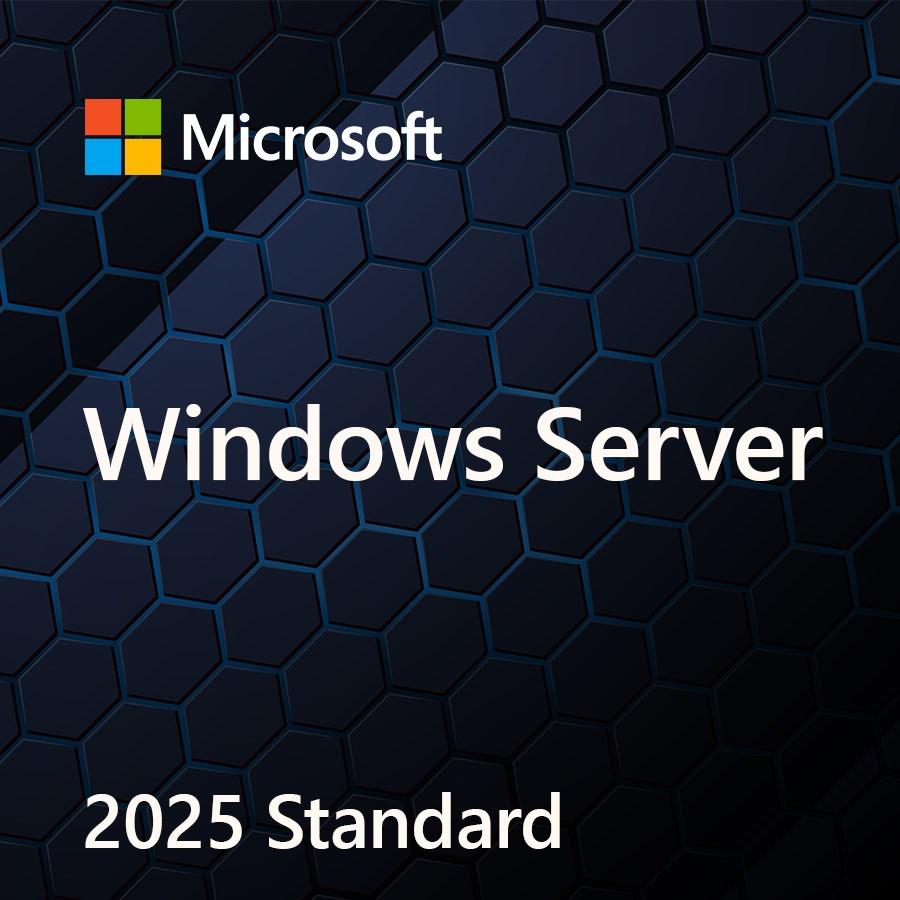 Windows Server - Microsoft 2025 Standard 64-bit PL DVD, 16 kerner, OEM billede