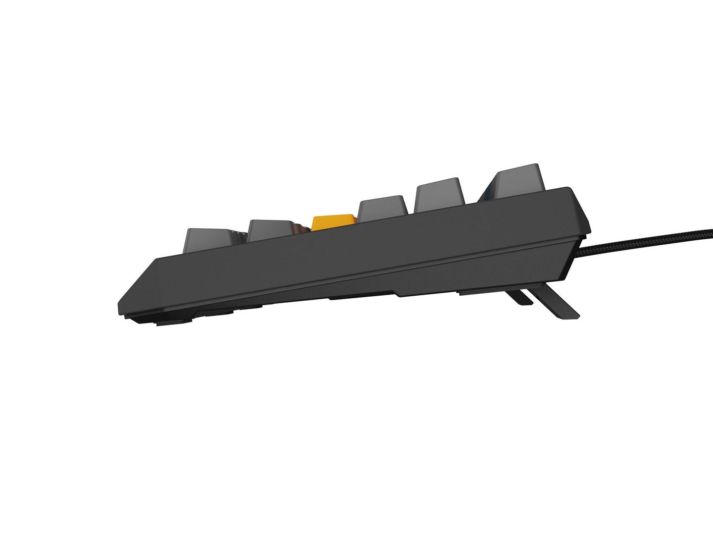Tastatur gaming GENESIS THOR 230 TKL - USB, RF trådløs og Bluetooth - QWERTY - sort/grå/blå/orange billede