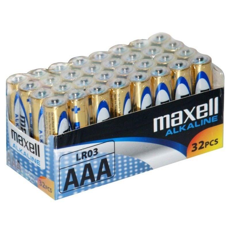AAA batterier Maxell Alkaline LR03 - 32 stk. (8×4) billede