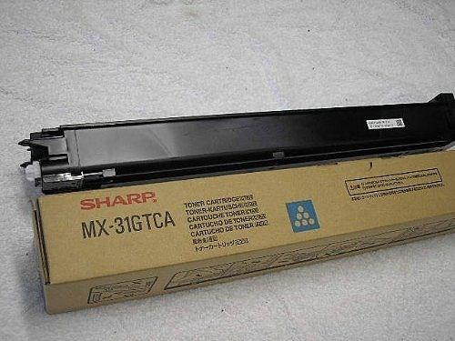 Tonerpatron cyan Sharp MX-31GTCA - original, 1 stk. billede