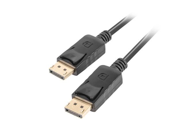 DisplayPort-kabel Lanberg 1,8 m – sort (DP 1.2) billede
