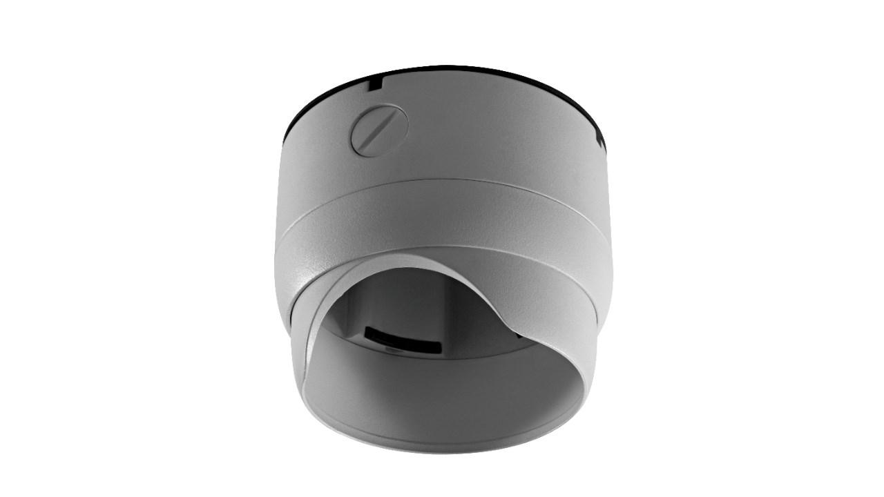 Væg-/loftmonteret forbindelsesboks til kamera - Hikvision DS-1280ZJ-TR6, hvid billede