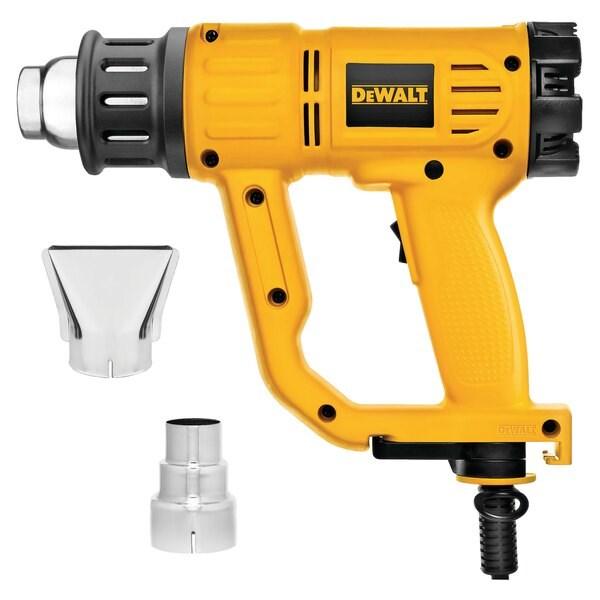 Varmluftpistol DeWALT D26411 - 1.800 W, 450 l/min, op til 600 °C (gul) billede