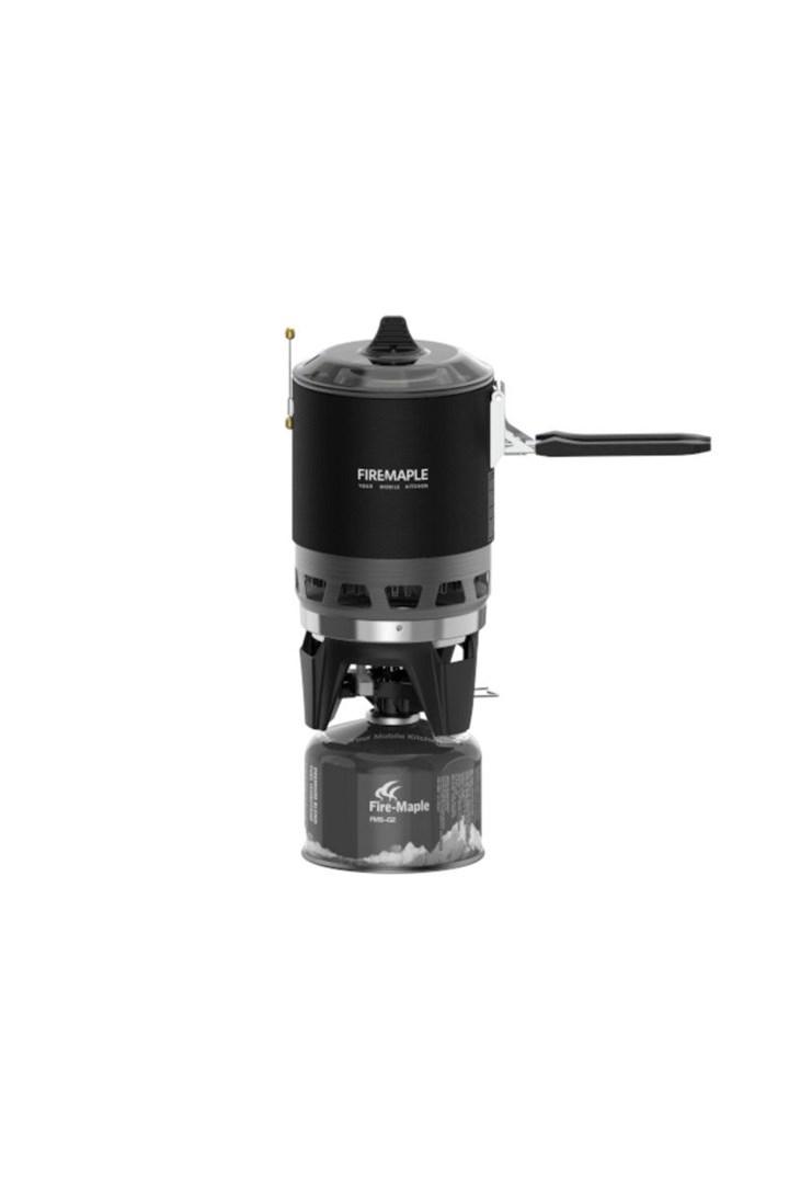 Kogeapparat til gas – FIREMAPLE FMS-X3, sort billede