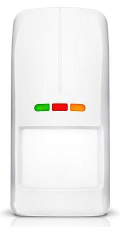Alarm sensor SATEL AOD-210 PIR bevægelsesdetektor – trådløs, væg, hvid billede