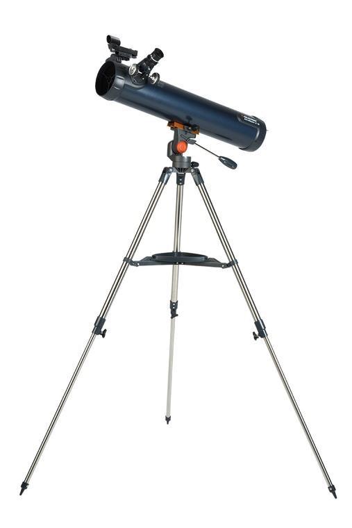 Teleskop Celestron LT 76AZ reflektor 35x - sort/blå billede