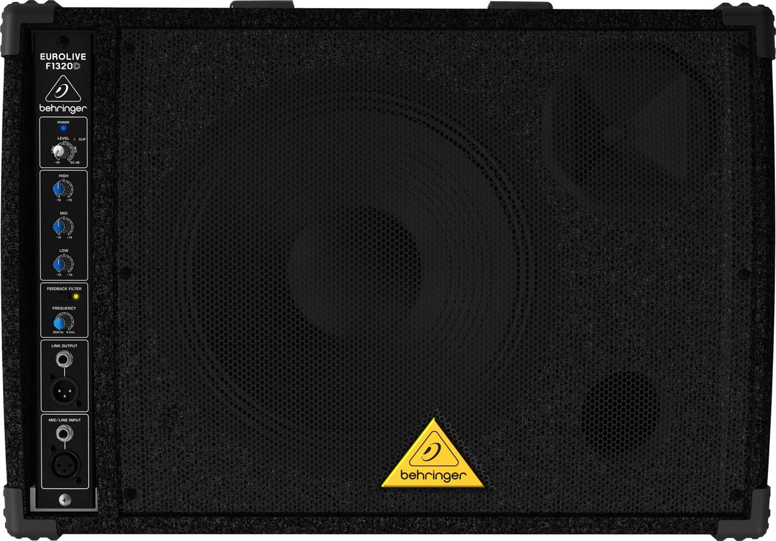 PA-højttaler Behringer Eurolive F1320D 2-vejs, sort billede