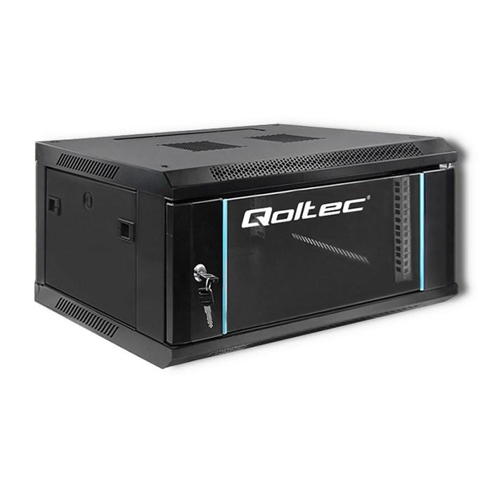 Rackskab 19" - Qoltec 4U, 60 Ã 28 Ã 45 cm billede