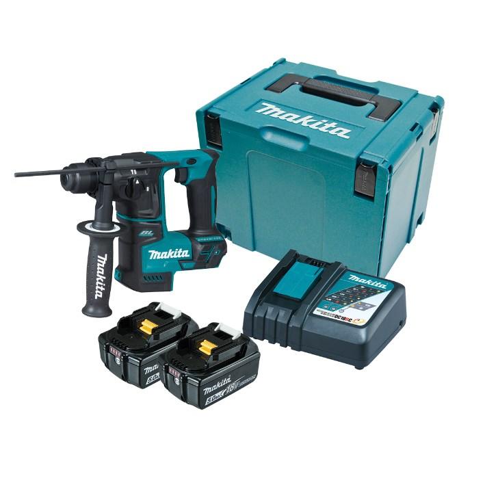 Borehammer Makita DHR171RTJ 18 V med 2 batterier billede
