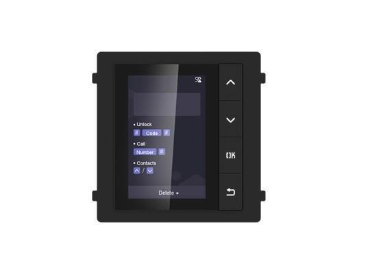 Dørtelefon display - Hikvision DS-KD-DIS til indbygning/udenpå billede
