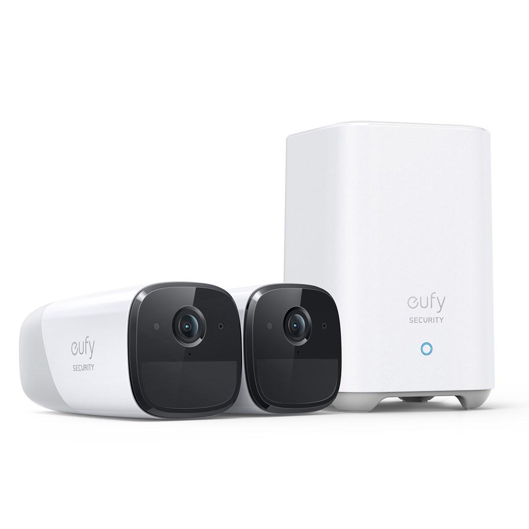 Overvågningskamera sæt - Eufy Security eufyCam 2 Pro 2K, 2 kameraer billede