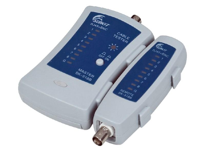 NetvÃ¦rkskabel tester Alantec NI007 PoE â blÃ¥/grÃ¥ billede