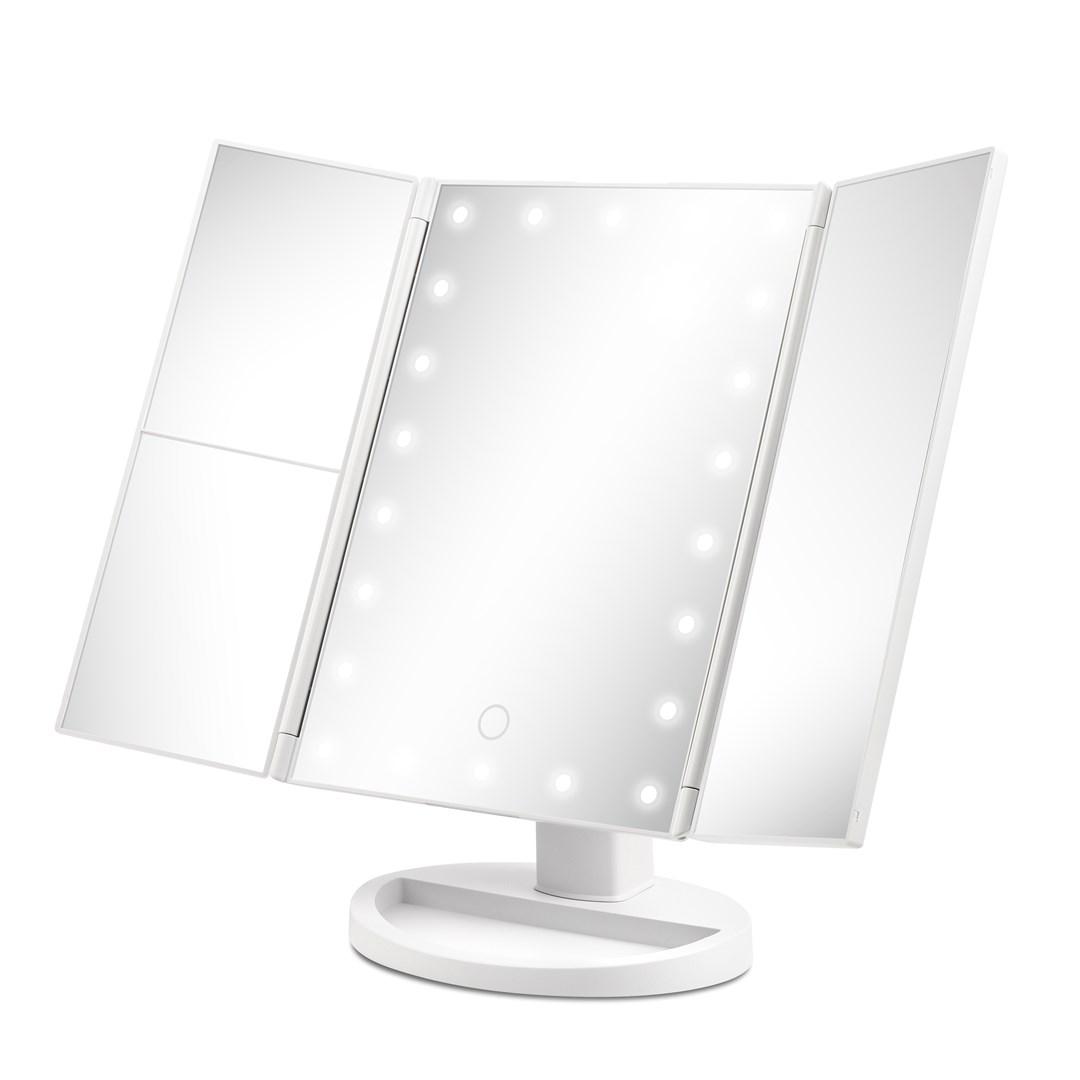 Makeupspejl med LED - Girmi BE05, hvid