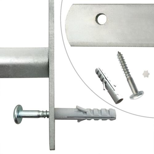 Justérbart sikkerhedsgitter til vinduer 2 stk. 1000-1500 mm
