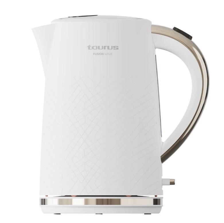 Elkedel Taurus Fusion Wave 1,7 l - hvid, 2.200 W