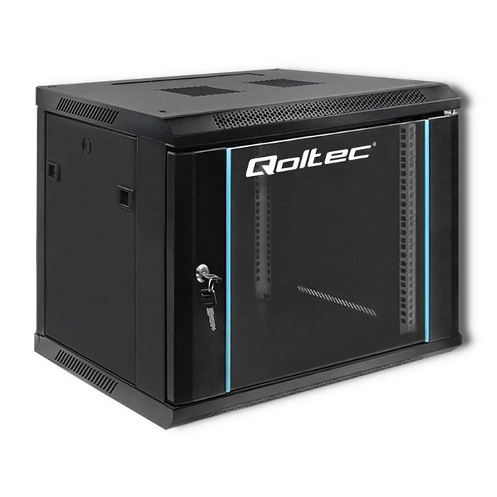 Rackskab 9U - Qoltec vægmonteret billede