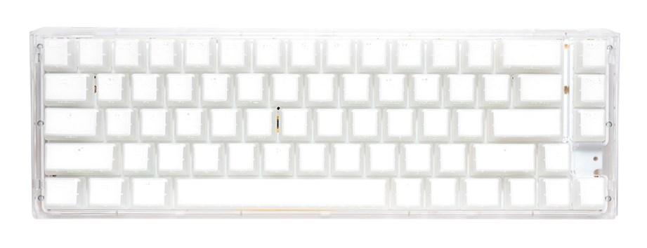 Tastatur til gaming Ducky One 3 Aura White SF – USB, mekanisk, 65% billede